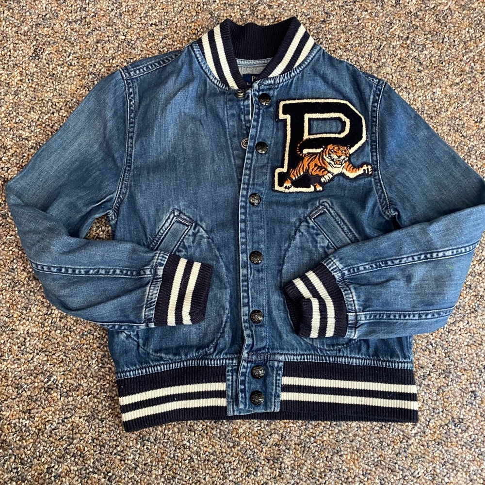 Little Kid’s Polo Varsity Jacket Size 8